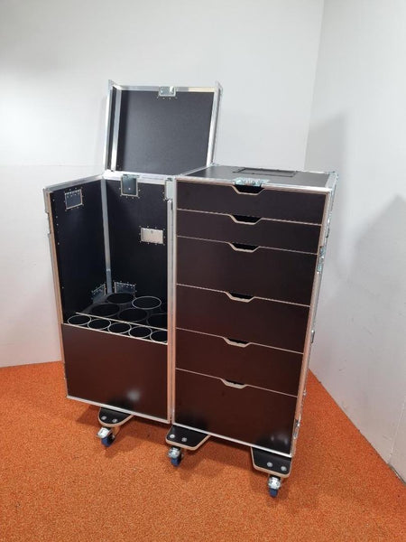 123Customized Flight Case Drawer/Stand Set H135 – 6 Drawers