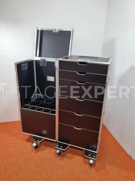 123Customized Flight Case Drawer/Stand Set H135 – 6 Drawers