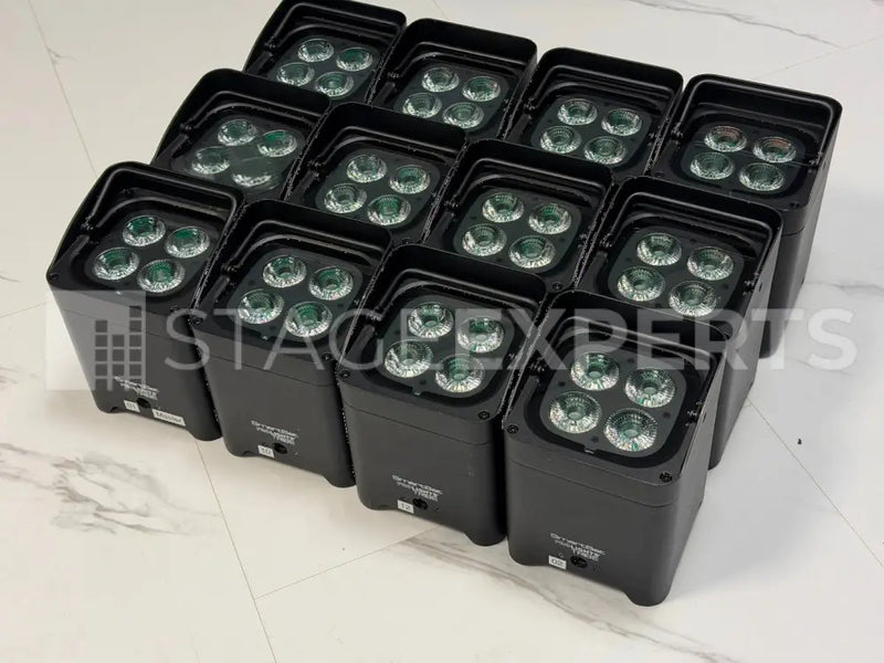 Prolights Smart Bat LED Uplights – Set of 12 with Bags