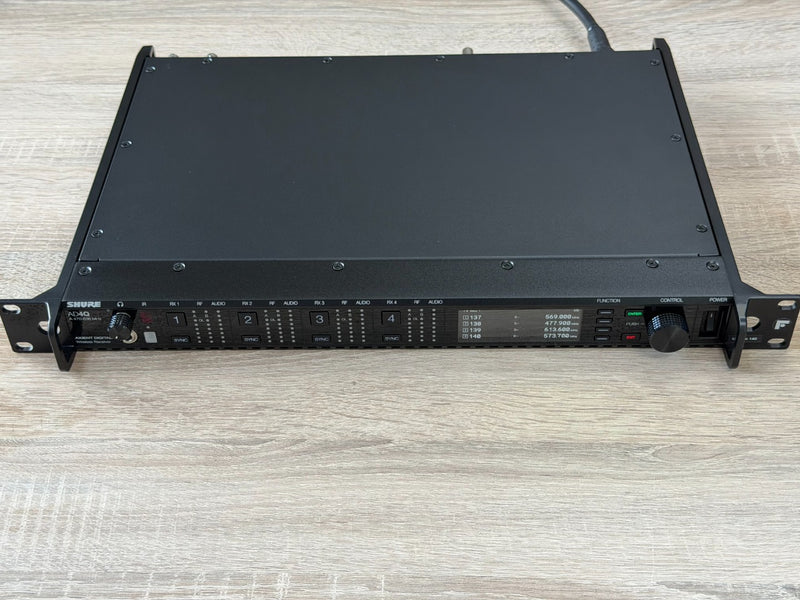 Shure AD4Q Quad Receiver G56 Band – Axient Digital Wireless
