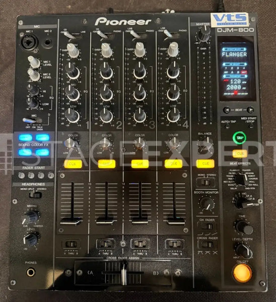 Pioneer DJM-800 4-Channel DJ Mixer with FX, MIDI and XLR
