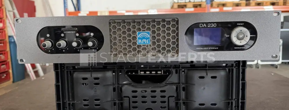 KME DA 230 System Amplifier with DSP & AES/EBU | 2×1500 W