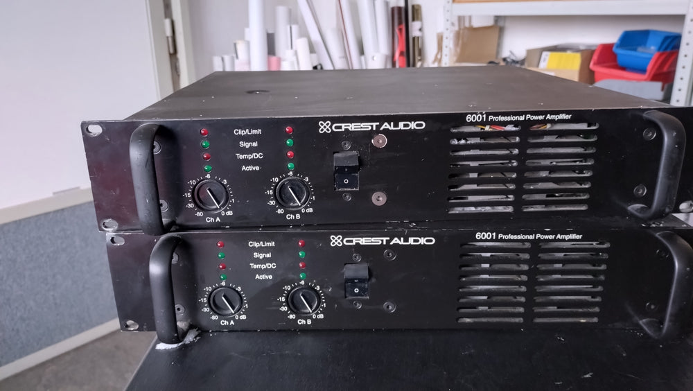 Crest Audio Pro 6001, VS900, VS650 Power Amplifiers Available