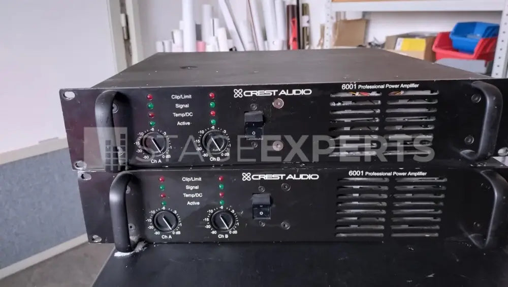 Crest Audio Pro 6001, VS900, VS650 Power Amplifiers – Ex‑Install
