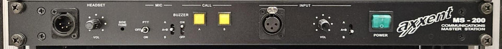 Axxent MS-200 Intercom Set – Master Station + 3 Beltpacks