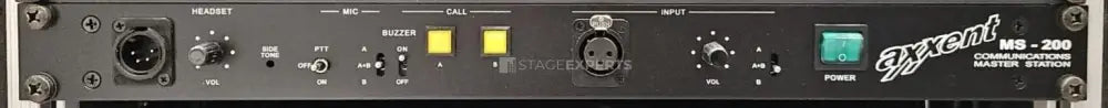 Axxent MS-200 Intercom Set – Master Station + 3 Beltpacks