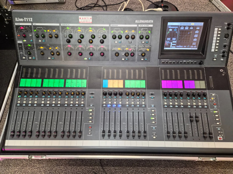 Allen & Heath iLive T112 + iDR-48, serviced, with cases