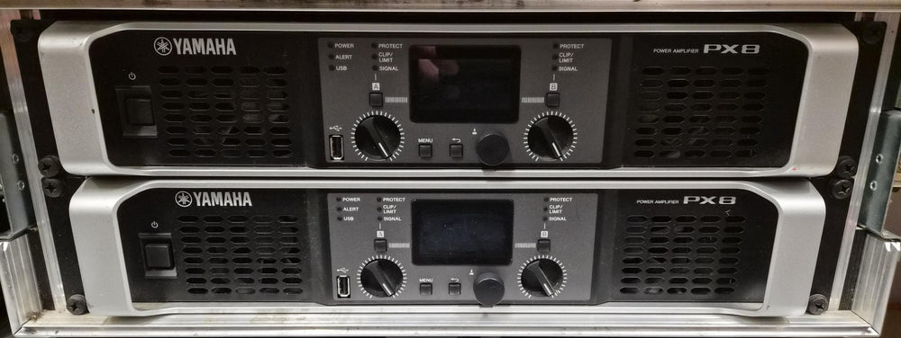 Yamaha PX8 Power Amplifier, 2x800W @ 8Ω – As-new