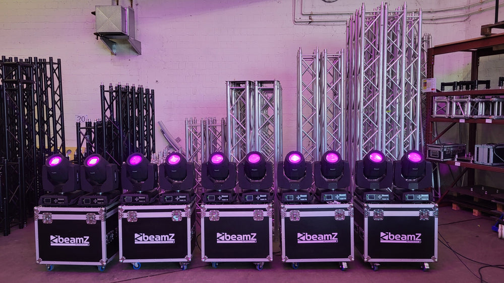 BeamZ Tiger 7R Moving Head Beam – Used pairs with case