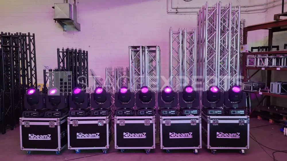 BeamZ Tiger 7R Moving Head Beam – Used Pairs with Case