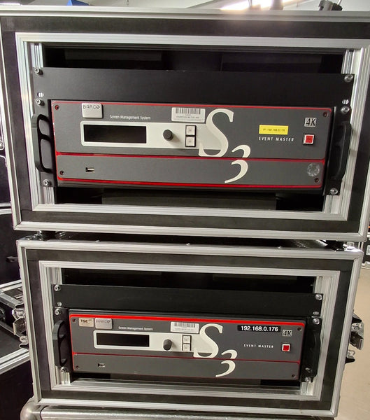 Barco S3-4K Video Switchers Gen1/Gen2 – Set of 2 with Case