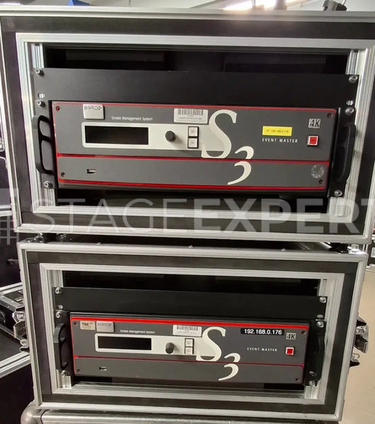Barco S3-4K Event Master Switchers Gen1/Gen2 – Pair with Case