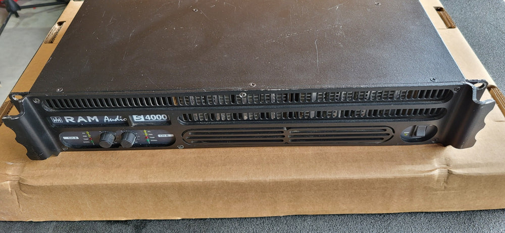 Ram Audio S-4000 2-Channel Power Amplifier – High Output