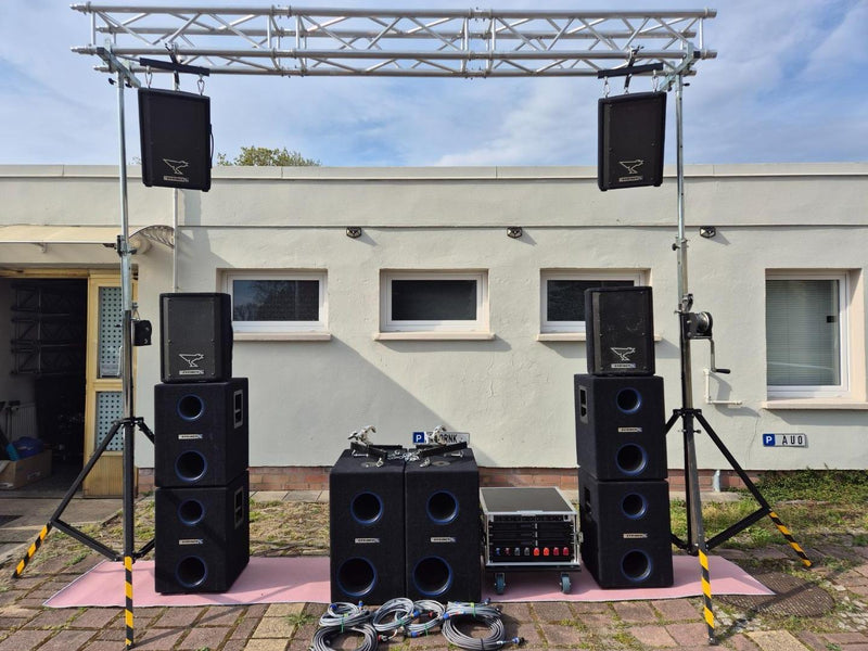 Syrincs MM10/12/15 PA System with Amps, Control & Rigging