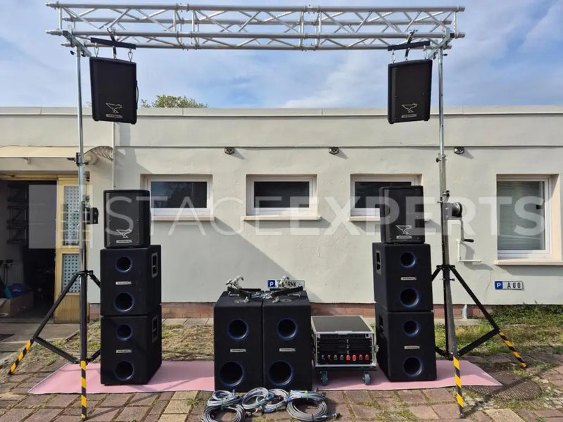 Syrincs MM10/12/15 PA System with Amps, Control & Rigging