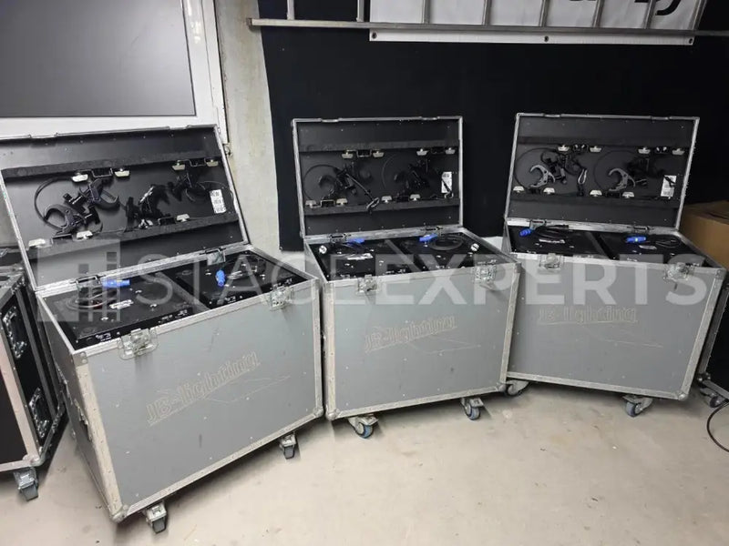 JB Lighting Varyscan P3 250 HTI Set – 6 Moving Spot Scanners