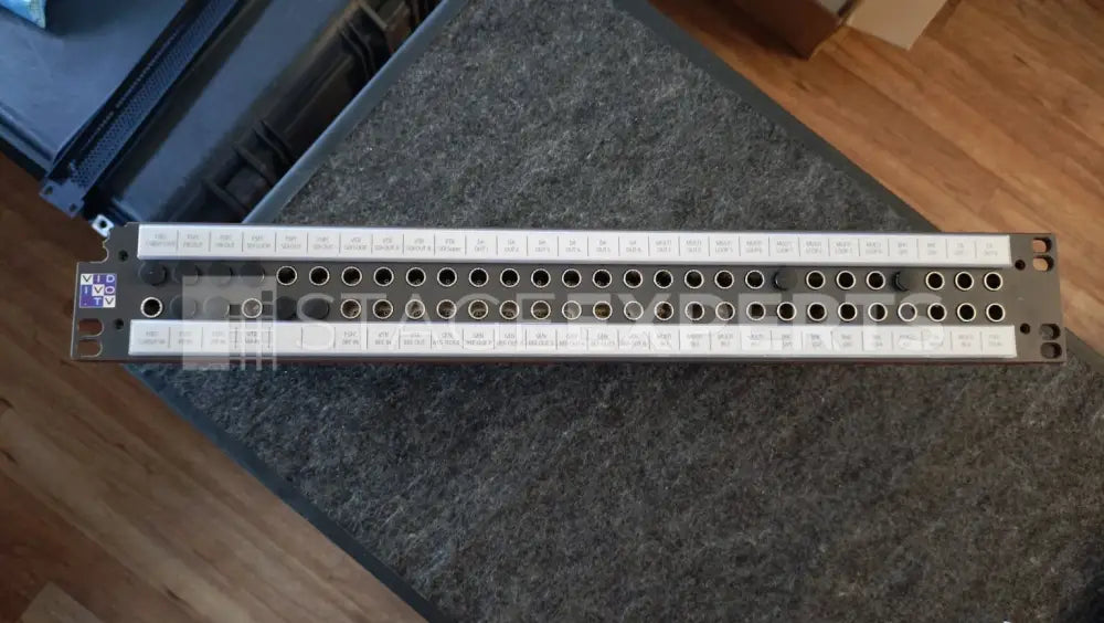 Canare mini-WECo 56-Port Patch Panel with Cords & Adapters