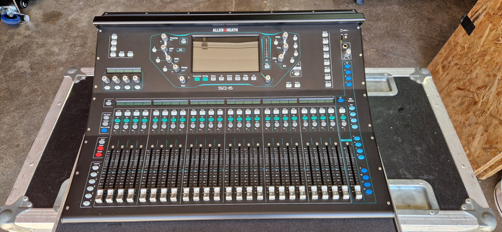 Allen & Heath SQ-6 Digital Mixer with All Plug-ins & Case