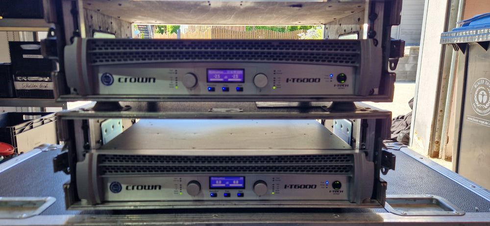 Crown I‑Tech 6000 DSP Power Amplifier with Network Control