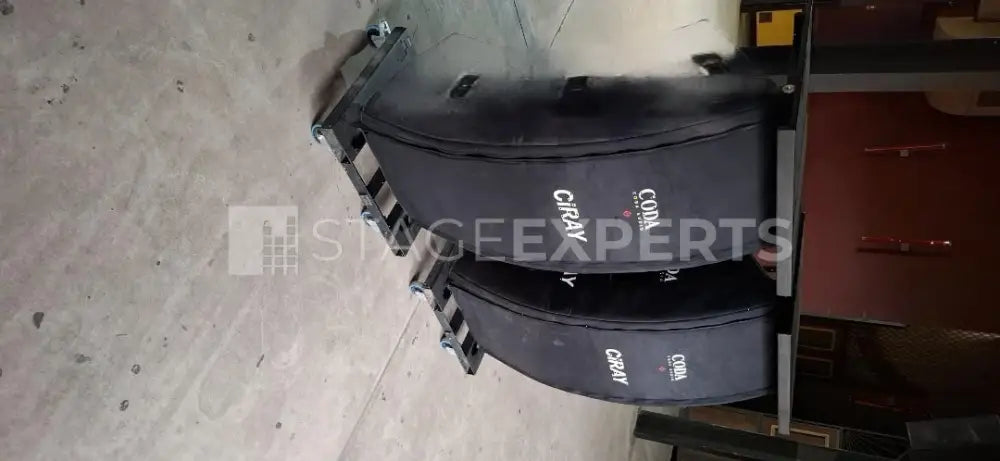 CODA Audio CiRAY Dollies + Covers (Pair) - 6‑way Pre-rig