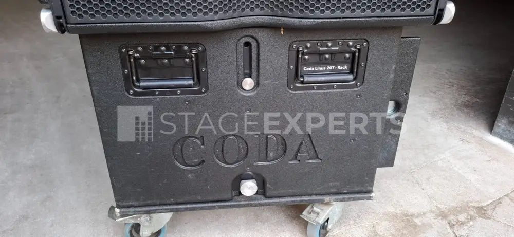 CODA Audio Linus 20T 7U Touring Rack with PD32, PAN4 Patch Panel