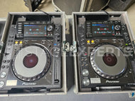 Pioneer CDJ‑2000NXS Used Pair – 2 Media Players with Cases