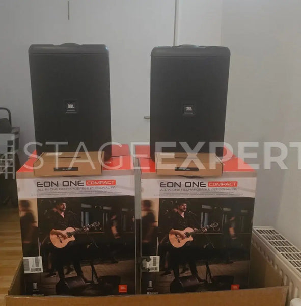 JBL EON ONE Compact Pair with 2 Spare Batteries | Portable PA