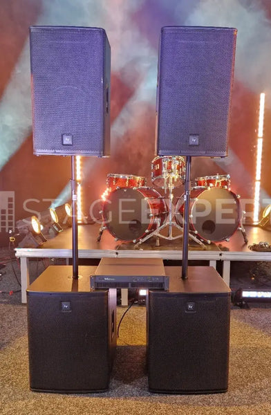 Electro-Voice ELX115/ELX118 PA System with Zeck Amplifier