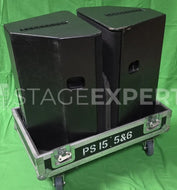 NEXO PS15 MK II loudspeaker with double flight case – used