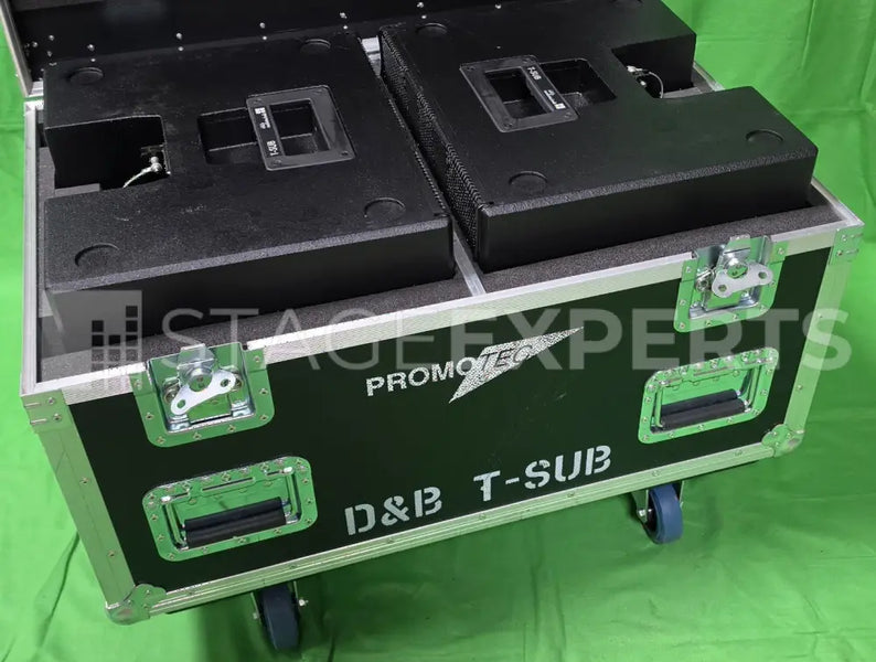 d&b audiotechnik T-Sub pair in Amptown case | Like new