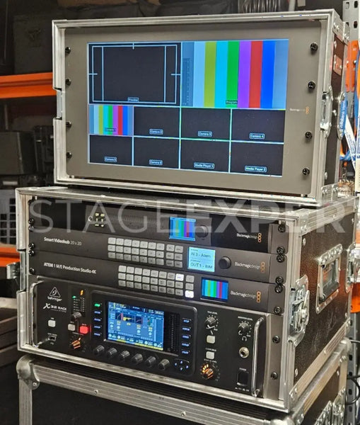 Blackmagic ATEM 1 M/E 4K Live Rig with Videohub & X32