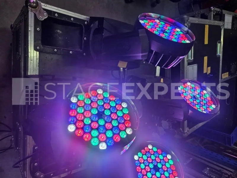 Futurelight EYE-60 LED Moving Wash Set with Case & Clamps