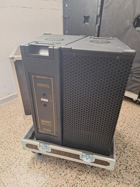 Adamson S10p Pair with Flight Case – Point-Source Speakers