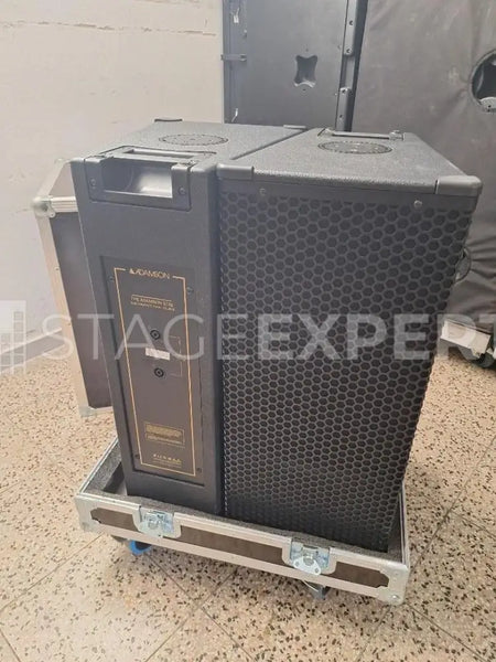 Adamson S10p Pair with Flight Case – Point-Source Speakers