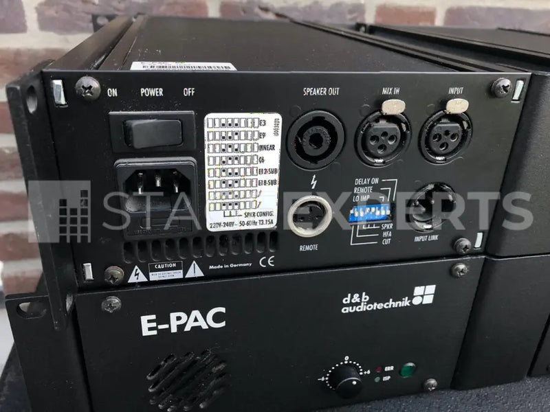 d&b audiotechnik EPAC V2 System Amplifier – E‑Series