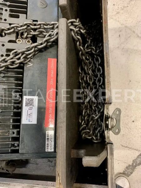 Verlinde SM10 D8 2T Electric Hoist, 20m Double Chain - 2 m/min