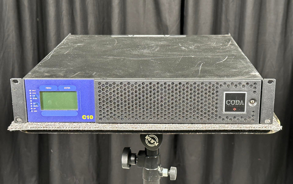 CODA C10 Dual-Channel 2U Rackmount Power Amplifier | Pro Audio