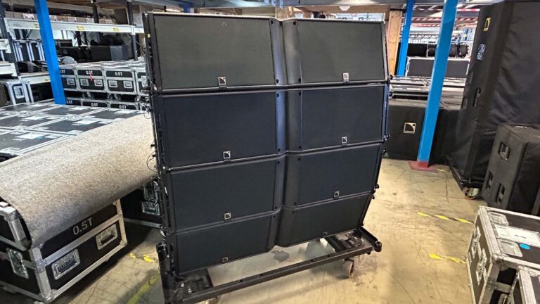 L-Acoustics K2 System: 28 K2 with LA-RAK-2-AVB Racks