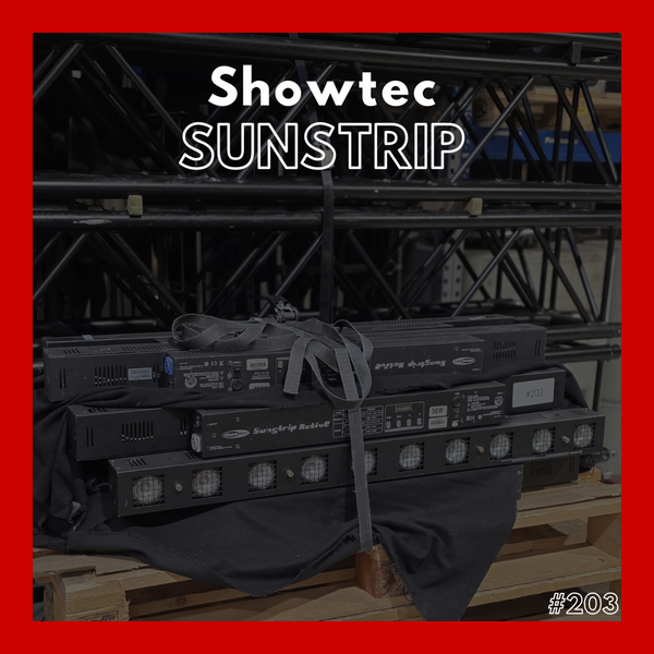Showtec Sunstrip Active – 10‑cell DMX blinder batten