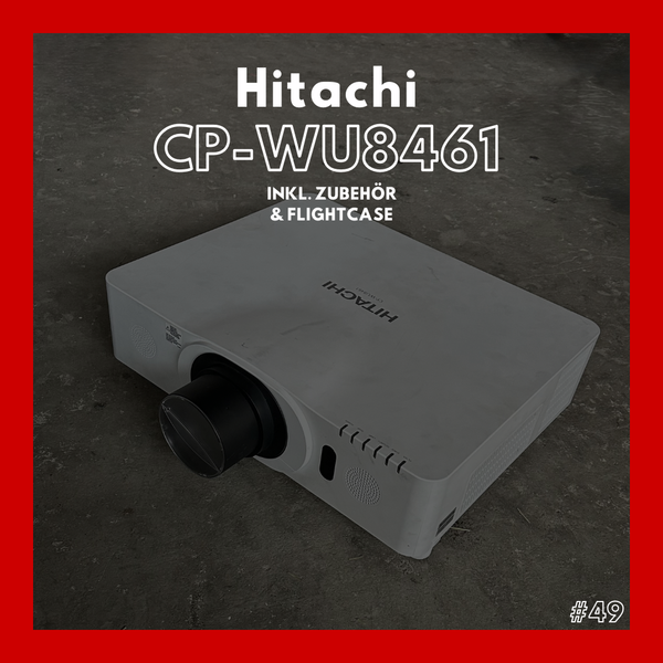 Hitachi CP-WU8461 Projector with Accessories and Case