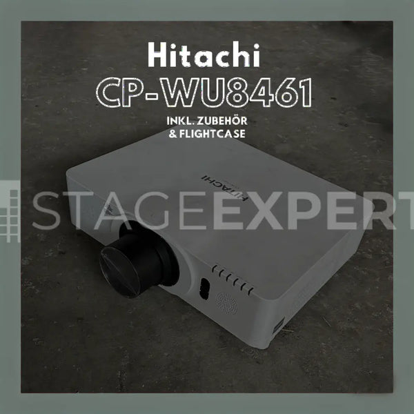 Hitachi CP-WU8461 Projector with Case and Accessories