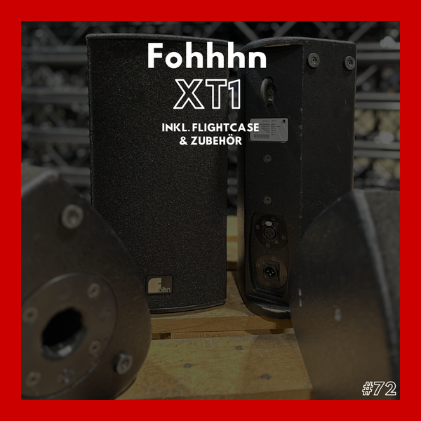 Fohhn XT1 Loudspeakers – Set of 4 with Case | Stage Experts