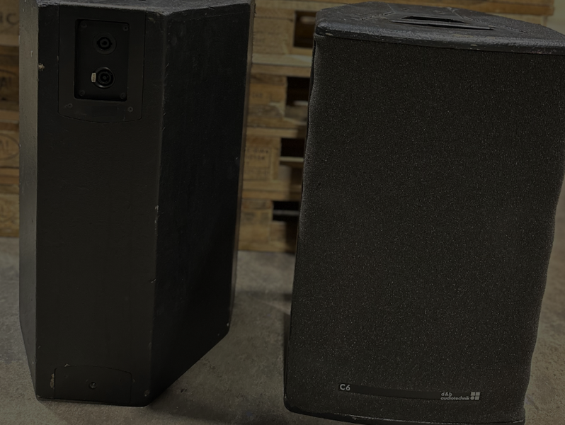 d&b audiotechnik C6 Loudspeaker Set with P1200L Amp