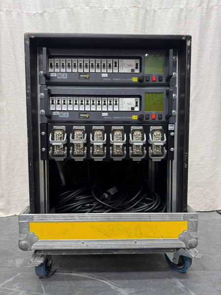 MA Lighting 24‑ch Dimmer Pack with 2x 12x 2.3 kW, Case