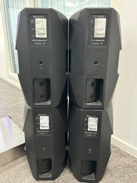 d&b audiotechnik E8 Set – 4x Speakers with Brackets