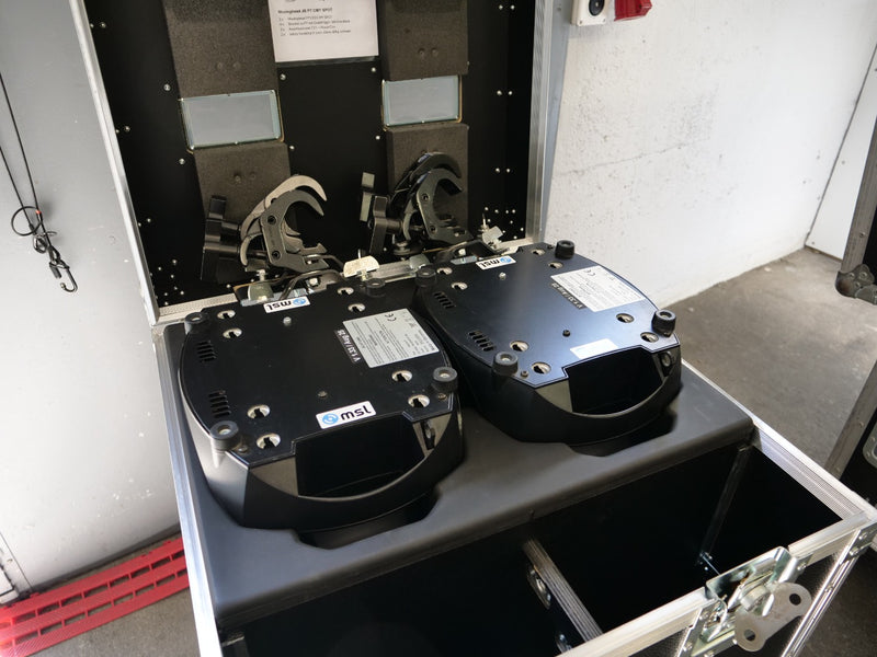 JB-Lighting Varyscan P7 Pair – Dual Case with Clamps