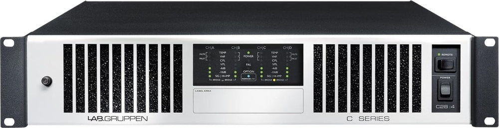 LAB.GRUPPEN C28:4 Amplifier – 4x700 W, 2U Install