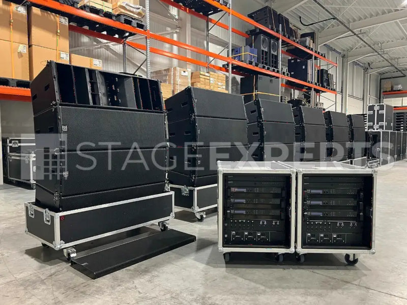 Martin Audio WPL system: 24 WPL, 6 iK42, fly frames