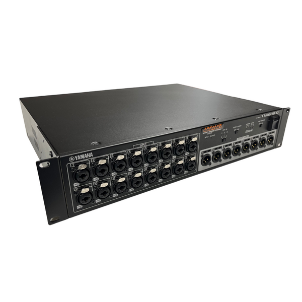 Yamaha 1608-D Dante I/O Rack Stagebox - 16 Mic/Line In, 8 Out