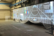 ShowTex Screenframe FP High Contrast 2.25 x 14.4 m Screen